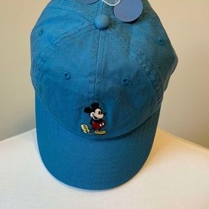 Disney Mickey Mouse Blue Baseball Hat Cap